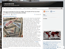 Tablet Screenshot of crisisboom.com